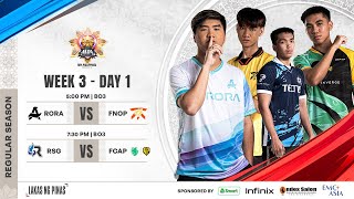 🔴 REBROADCAST  MPL PH S14  ENGLISH  Week 3 Day 1 [upl. by Phyl]