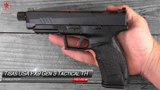 Tisas USA PX9 Gen 3 Tactical TH Tabletop Review and Field Strip [upl. by Haff]