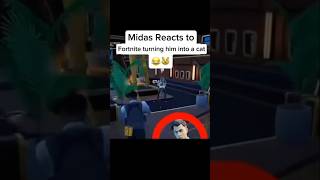 Midas is NOT Happy with Epic turning Him into a Catfortnite midas fortnitechapter2remix upset [upl. by Idell57]