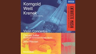 Krenek Violin Concerto No 1 2 Adagio molto [upl. by Nadeau264]