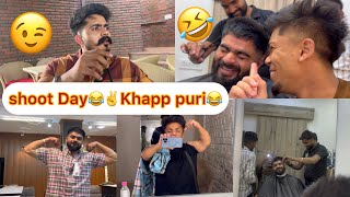 Sajan paji Rawa ditta 🥲 Khapp vlog 😂😂  shoot day 🎥🙏  Vicky Bathinda ❤️… [upl. by Nnylrefinnej]