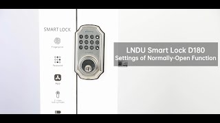 LNDU D180 Settings of Normally open Funtion [upl. by Rafa339]