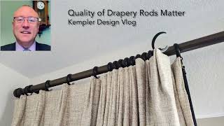 Custom Drapery Rods vs Stock Rods [upl. by Mattox460]