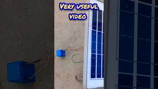 आधे रेट वाली Solar panel से charge करता हूं यह Battery  solar system  short video shoot [upl. by Agemo849]