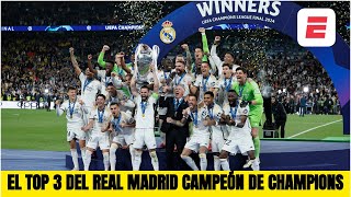 REAL MADRID CAMPEÓN DE CHAMPIONS LEAGUE El TOP 3 de la final ante el Dortmund  Exclusivos [upl. by Hoang]