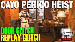 GTA Online Replay Glitch Door Glitch in Cayo perico Heist Update SOLO Money Guide [upl. by Lowry]