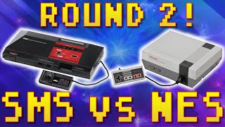 Sega Master System vs Nintendo NES Round 2 34 Games Compared [upl. by Annohsat]