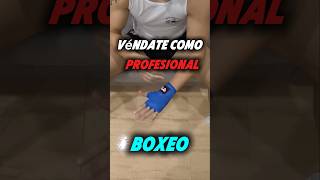 ✅🏋️ CÓMO VENDARSE EN 🥊BOXEO🥊  Para pros y principiantes vendaje boxing boxeo shorts fyp [upl. by Harwill]