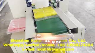 Nonwoven Cleaning Mop Packing Machine with Cutting Hanging Hole [upl. by Obel]