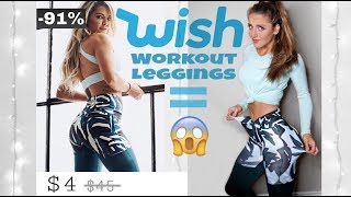 Buying 5 WISH Workout Leggings Disaster [upl. by Cassandry]