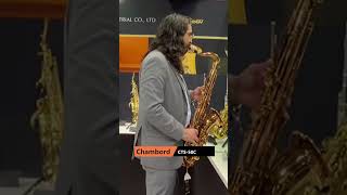 Exclusive big bell tenor saxophone  Château Chambord 50 Series CTS50C NAMM show shorts [upl. by Anele]