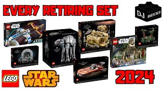 EVERY RETIRING LEGO Star Wars Set in 2024 [upl. by Louanne]