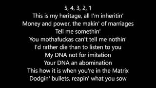 Kendrick Lamar  DNA Lyrics [upl. by Pine]