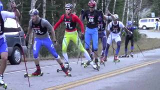 2010 Climb to the Castle Rollerski Race  Mens Highlights [upl. by Yeclek]