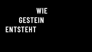 Wie Gestein entsteht  Gedicht 33  Hannes Sonntag [upl. by Nilyam]