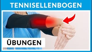 Tennisellenbogen  Tennisarm behandeln ▶ Übungen Teil 1 [upl. by Reyotal]