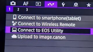 How to Connect Canon EOS Utility over WiFi  Easy StepbyStep Guide eosutility viral trending [upl. by Selda]