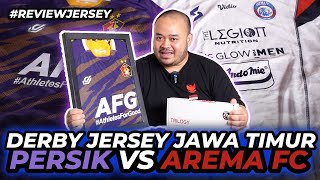 DERBY JAWA TIMUR JERSEY PERSIK VS JERSEY AREMA FC  JAVIER ROCA COMEBACK REVIEWJERSEY [upl. by Nyliahs]