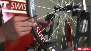 How to true a wheel DICUT  DT Swiss [upl. by Kirsten]