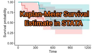 How to draw KaplanMeier Survival Estimate curve in STATA 🥳 [upl. by Felicia]