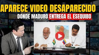 EL DIA QUE MADURO ENTREGÓ SIN ESCRÚPULOS EL ESEQUIBO A GUYANA VIDEO QUE DESAPARECIERON [upl. by Htomit]