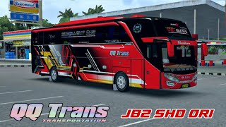 Livery QQ Trans Vegass JB2 SHD Ori  Bussid V42 [upl. by Margy673]