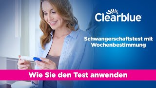 Anwendungsvideo Clearblue® Schwangerschaftstest mit Wochenbestimmung nur in Deutschland [upl. by Akemet]