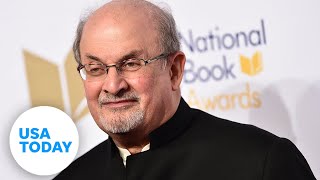 Author Salman Rushdie warns against threat to freedom of expression  USA TODAY [upl. by Elvia]