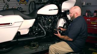 SampS Cycle Mini Teardrop Stealth Air Cleaner Install  Milwaukee 8 Touring Models [upl. by Mobley]