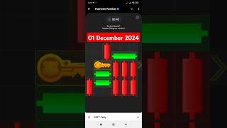 Hamster Kombat puzzle game today 01 December 2024  hamster Kombat mini game puzzle [upl. by Assital]