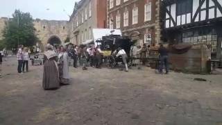 Peterloo filiming on location in Lincoln [upl. by Notlek520]