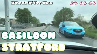 Basildon SS14 to Stratford E15 240424 [upl. by Ilam]