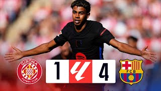 GIRONA VS BARCELONA 14 LA LIGA 202425  MATCH REVIEW [upl. by Eisele]