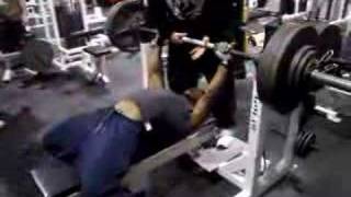 DeFrancosTrainingcom  College Athlete benches 390  188lbs [upl. by Nivar]