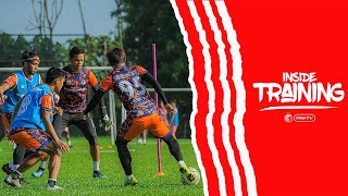 LATIHAN PERDANA  PERSIAPAN PERLAWANAN LIGA PREMIER MENENTANG SKUAD PROJEK FAMMSN [upl. by Coleville]