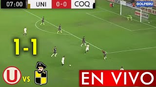 UNIVERSITARIO VS COQUIMBO 11 EN VIVO HOY  NOCHE CREMA 2024  resumen [upl. by Payton]