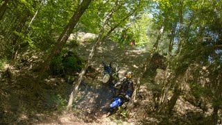 😮😵‍💫🤬 HEAD ON COLLISION 😮😵‍💫🤬 HARD ENDURO DIRT BIKE CRASH [upl. by Jeconiah]