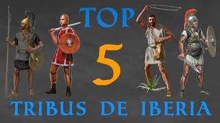 TOP 5 TRIBUS de IBERIA más BELICOSAS De VIRIATO y los LUSITANOS a los HONDEROS baleares [upl. by Ecissej]