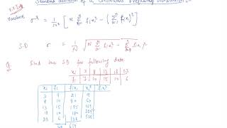 Standard Deviation of a Continuous Frequency Distribution  Class 11 Mathematics Statistics [upl. by Caines]