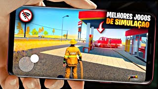 Os 10 MELHORES JOGOS de SIMULAÃ‡ÃƒO para Android OFFLINE [upl. by Akehsat494]