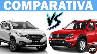 Renault Oroch Outsider vs Ram 700 Laramie ¿Cuál conviene más  Comparativa de equipamiento [upl. by Laurianne]