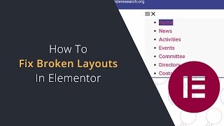 How to Fix Broken Page Layouts in Elementor  Fix Broken Insecure Stylesheets in Elementor [upl. by Kolk]