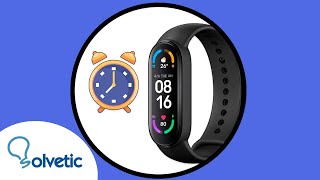 ⏰ How to SET ALARM Xiaomi Mi Band 6 [upl. by Berriman]