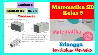 34  3 Hitunglah volume balok berikut 4 Diketahui balok besar berukuran panjang dan lebar bertur [upl. by Randee]