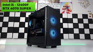 Intel i5  12400F  RTX 4070 SUPER 👽 Guide to Building a Gaming mATX PC  Test 1080p 1444p 2160p [upl. by Ahsemik]