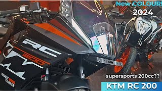 2024 KTM RC 200 Review Supersports 200cc Detailed Review Tanmay Motorworld [upl. by Ludwog]