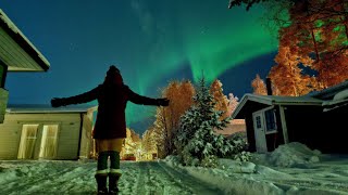 Winter Aurora trip in Luleå  Stockholm and Northern Sweden [upl. by Holub]