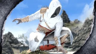 ▶Skyrim Remastered Assassins Creed Altair Robes ♦️MOD SHOWCASE♦️  Killerkev ✔️ [upl. by Eillit782]