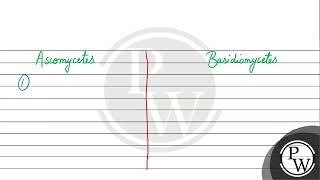 How ascomycetes are different from basidiomycetes W [upl. by Iridissa]