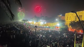 New year celebrations in Pondicherry  New year 2024 newyear newyear2024 [upl. by Lait987]